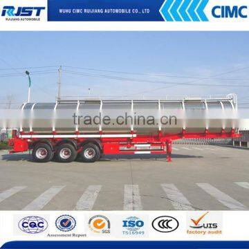 3 Axle Aluminum Fuel Semi Trailer 44m3 Aluminum Fuel Semi Trailer tri axle aluminum alloy fuel tanker