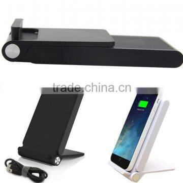 Qi Wireless 3 Coils Charging Mat Stand Charger Pad for Samsung S6 Edge Iphone ETC photo-2