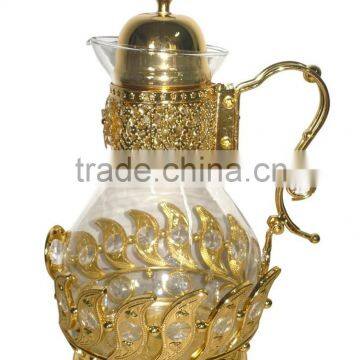 2016 Decorative Glass Water Jug With Crystal Decoration photo-2