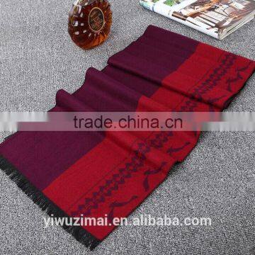 Men Winter Warm Wool Soft Scarf Long Tassel Wrap Pashmina Mens Shawl photo-5