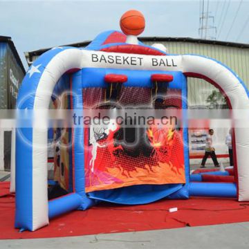 Hot new china inflatable game 4 in 1 inflatable sport dome basketball