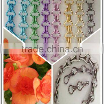 light aluminum chain link screen for doors curtain