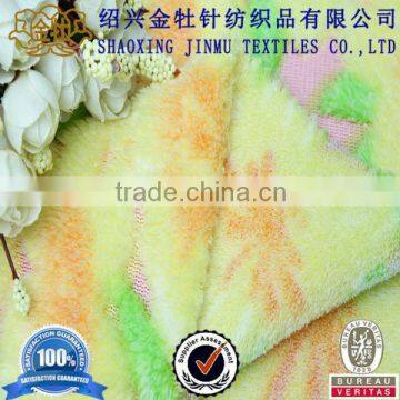 Poly velvet fabric jacquard