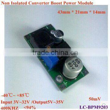 Non isolated Converter Boost ajustable voltage outpult power Module