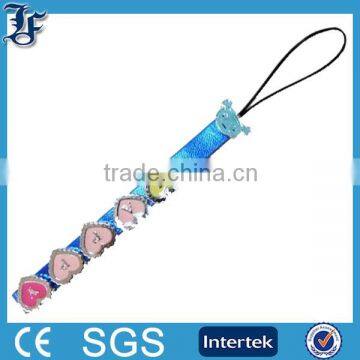 Fashion Custom Rhinestone Leather Lanyards