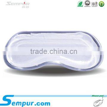 Transparent Crystal Gel Wrist Cushion with OEM Printing