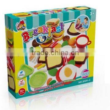 Colorful playdough game for children breakfast non -toxic modeling clay