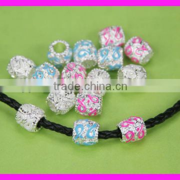 GZKJL-CT0161 Wholesale crystal rhinestone pave metal ribbon loose beads jewelry finding