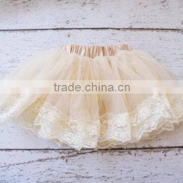 baby girl lace tutu ivory tutu skirts for baby