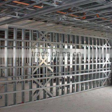 C and U Channel Stud and Track for Wall Partition
