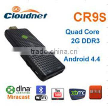 2014 HOT Selling Cloudnetgo CR9S RK3188 Quad Core Android 4.2 kitkat MINI PC With WIFI Display full 1080P XBMC Player