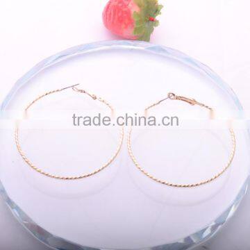 <<<2016 Gold Plated Women European Style Circle Earring Fashion Hoop Earrings/ photo-2
