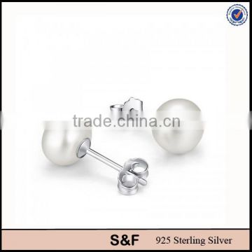 Silver earring back 925 sea shell pearl jewelry