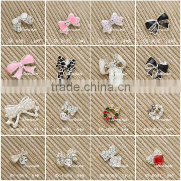 2016 New Arrival Most Popular 3d Nail Art Bowknot, Fancy Alloy Matellic Bow Tie Nail Art Accessories photo-4