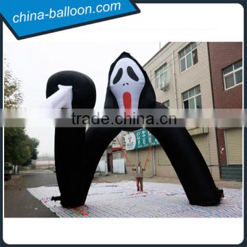 Inflatable Halloween haunted ghost archway / inflatable halloween arch for decoration