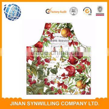 New arrival cheap price 3d digital printed kitchen apron cooking apron