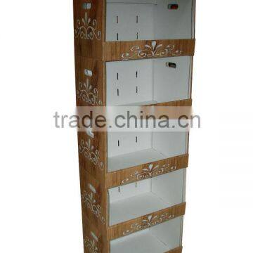 New Arrival Design Paper Dispaly Racks,5 Tier Corrugated Carboard Display Stand photo-2