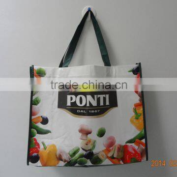 Cheap wholesale foldable non-woven reusable shopping bag