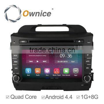 Quad core RK3188 Android 4.4 up to android 5.1 DVD GPS radio for Kia Sportage R built in RDS