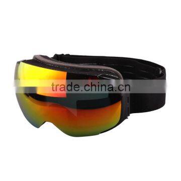 The Newest Design Custom Strap Magnet Lens Snow Goggles Skiing Eye Wear skating eyewear