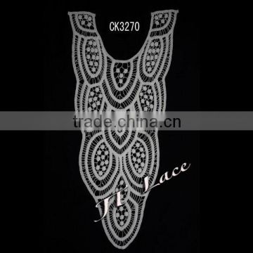 2014 elegant cotton collar patch lace for garment CK3270