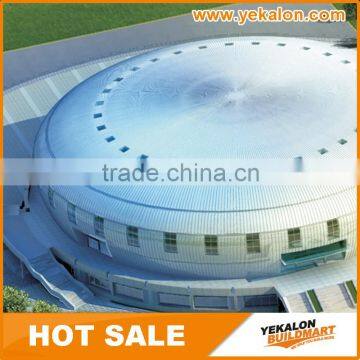 Yekalon Curtain Wall System Polycarbonate Glass Tubular Dome Skylight Roof Cover Material Price