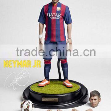 3D Make Custome Football player Neymar 12-Inch Action Figure Model