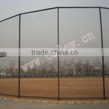 Chain link fence for baseball fields