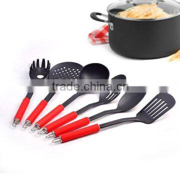 Best Food Grade Nylon Kitchen Utensils Set 6 Pieces For Cooking With Stainless Steel And Tpr Painting Of Kitchen Tools