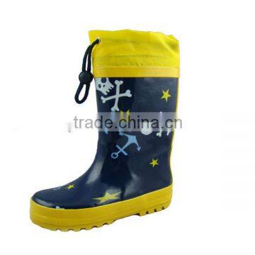 2013 New look skull printing cowboy boots