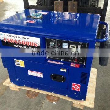 Small Silent diesel generator 5kw 6500DS