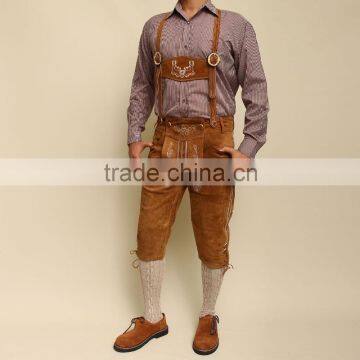 New Bavarian LEDERHOSEN Leather Pants Suede Leather Brown