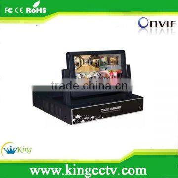 4CH 7inch LCD H.264 Network AHD/NVR/DVR H.264 Network DVR HK-S0704M