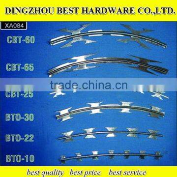 galvanized blade concertina wire