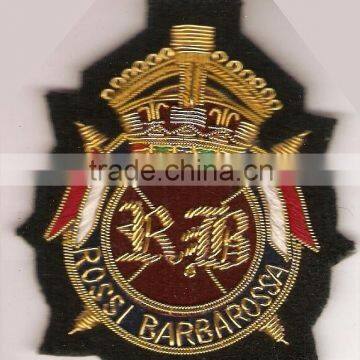 Hand Embroidered Badges , Emblems , Crest , Insignias ,Patches