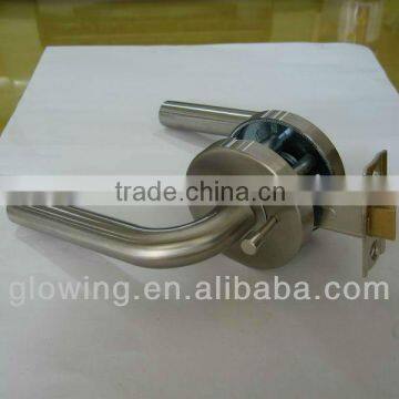 HL002 Stainless steel tube lever type main door handle