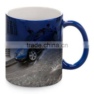 color changing thermal mug ( blue )