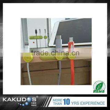 Customized Colorful Multipurpose Holder Cable Clip Organizer photo-4