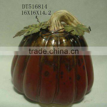 Harvest decoration ceramic pumpkin