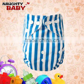 Naughty baby waterproof breathable baby boy girl print pocket Eco friendly Cloth Diaper