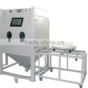 Turntable sandblasting equipment