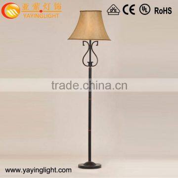 Modern and simple iron table lamp, creative study bedroom living room Hotel hall decorative cloth table lamp