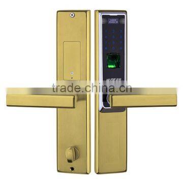 Waterproof Biometric Fingerprint Password Door Lock for Office photo-2