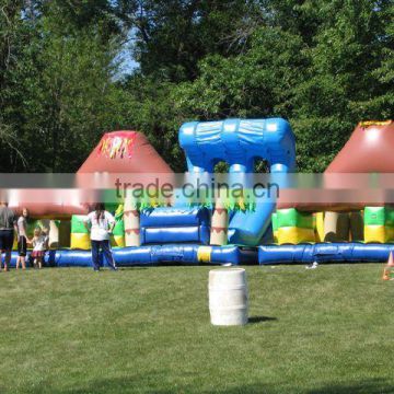 Obstacle Course - Tropical/Outdoor Iflatable Obstacle Courses/PVC Inflatable For Adults And Kids