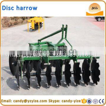 Small disc harrow , compact tractor disc harrow price