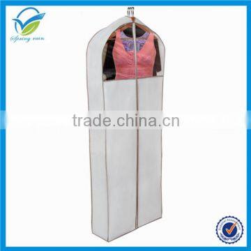 Beige Color Dress Clothes Garment Storage Bag With PVC Window photo-1