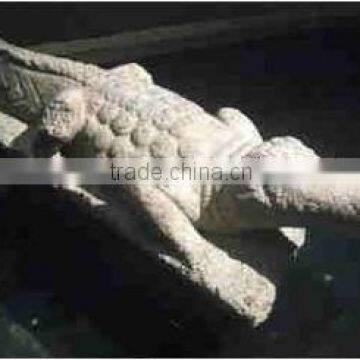 granite and marble stone animal carvings crocodile