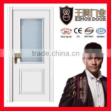 Hot sales wooden doors with upper head frame