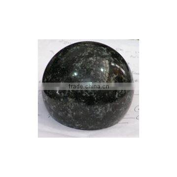 black granite stone ball