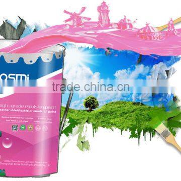 Weather resistance acrylic emulsion paint latex paint